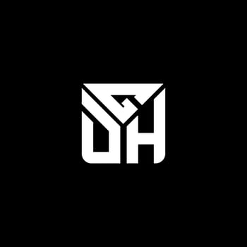 GDH letter logo vector design, GDH simple and modern logo. GDH luxurious alphabet design