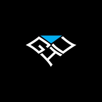 GHU letter logo vector design, GHU simple and modern logo. GHU luxurious alphabet design