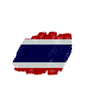 Thailand Brush Flag png
