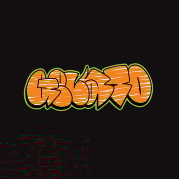 graffiti vector tagging letter word text street art mural hand draw