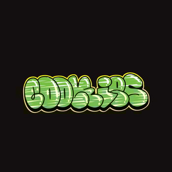 graffiti vector tagging letter word text street art mural hand draw