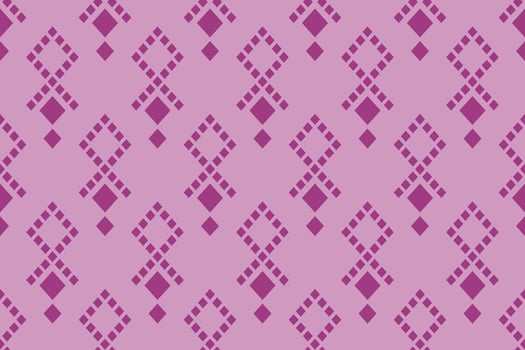 Cross stitch colorful geometric traditional ethnic pattern Ikat seamless pattern abstract design for fabric print cloth dress carpet curtains and sarong Aztec African Indian Indonesian vector