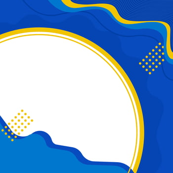 twibbon vector in blue color with a modern style, suitable for frames, social media posts, Instagram feed templates, for events and celebrations.