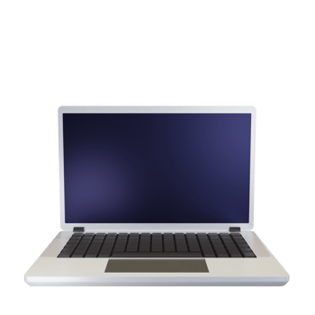 3D Laptop Illustration png
