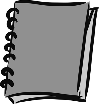 paper book note png