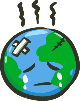 global warming earth png