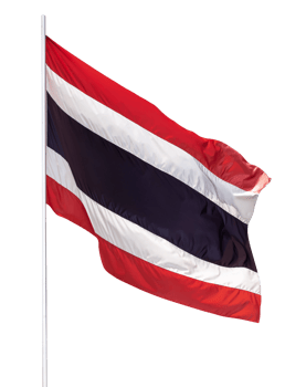 Thailand flag pole png
