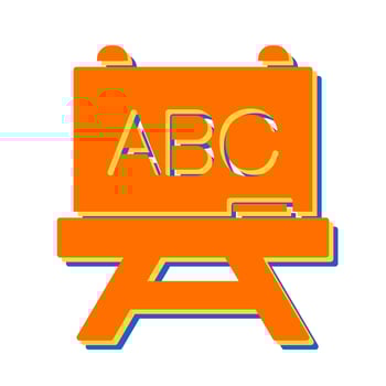 Chalk Board Vector Icon