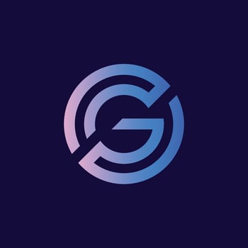 G letter mark logo icon vector