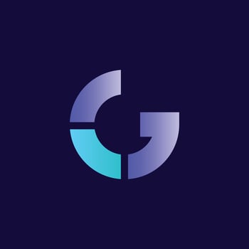 letter G logo design template vector