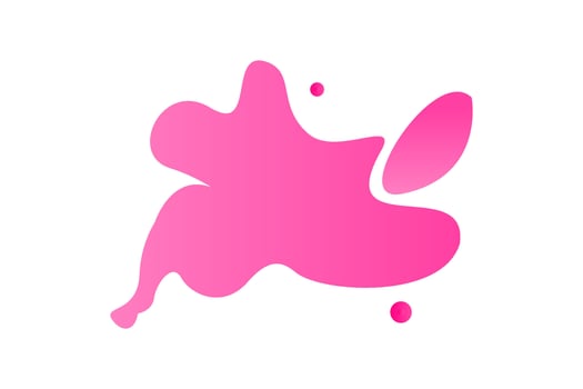 pink paint splash splash icon vector illustration