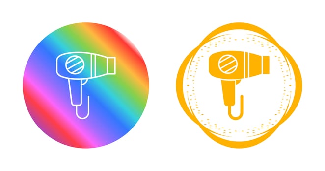 Hair Dryer Vector Icon