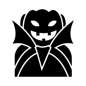 Halloween Pumpkin man cartoon vector, pumpkin icon,avatar, isolated white background. vector