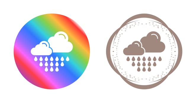 Rain Vector Icon
