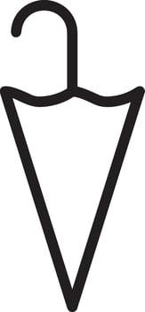Umbrella protection icon symbol vector image. Illustration of the safety protect umbrella security design image