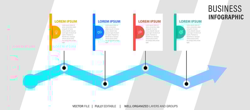 Business road map timeline infographic icons designed for abstract background template milestone element modern diagram process technology digital marketing data presentation chart Vector illustration