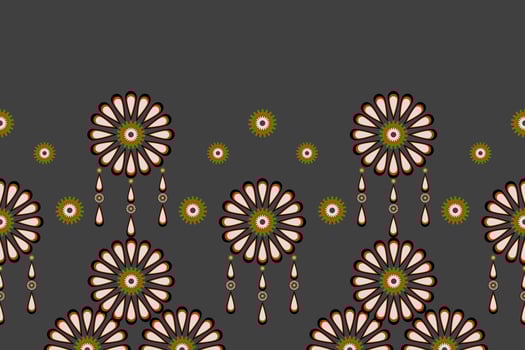 Seamless geometric pattern for background, rug, wallpaper, clothing, wrap, batik, fabric, vector illustration.