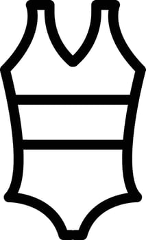 swimsuit icon for download vector