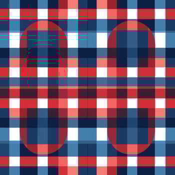 plaid checked pattern seamless fabric textured background modern design vector illustration