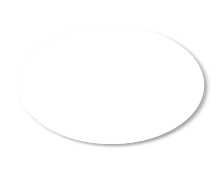 simple white circle and drop shadow png