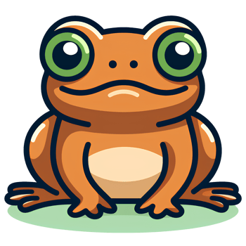 cartoon frog ai generative png