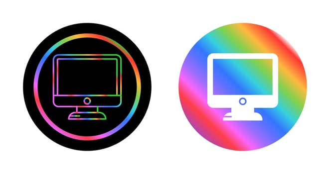 Monitor Vector Icon