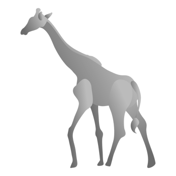 giraffe silhouette png file