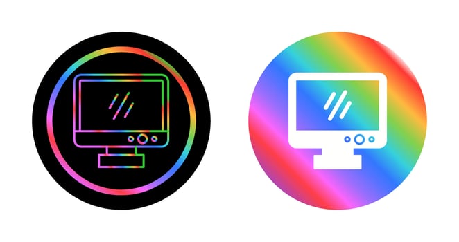 Monitor Vector Icon