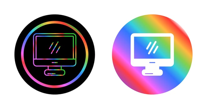 Monitor Vector Icon