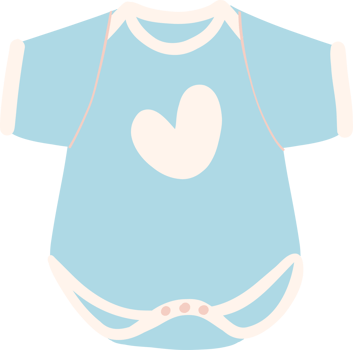 baby shower boy blue onesie png