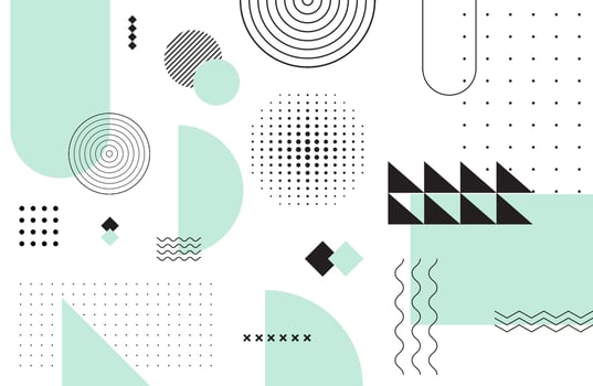 abstract shape memphis pattern background vector