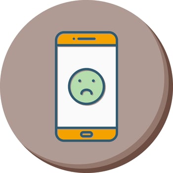 Sad Face Vector Icon