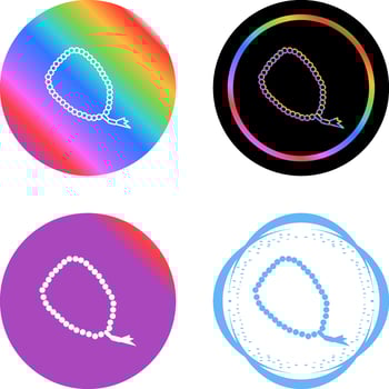 Prayer Beads Vector Icon