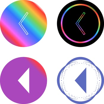 Arrow Left Vector Icon