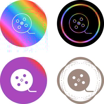 Film Reel Vector Icon