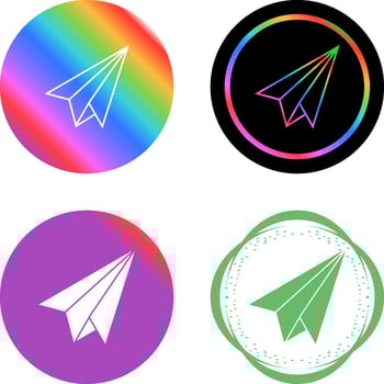 Paper Plane Vector Icon