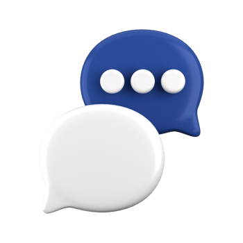 3d rendering of  Speech bubble messages, bell notification, social media communication concept, chat box in social network and messenger. fit for 3d technology design assets png