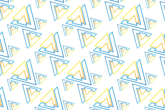 geometric seamless pattern. Set of bright blue and yellow background with modern minimal shape. elegant abstract geometrical textures. vector
