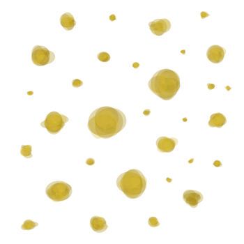 Abstract gold splatter png