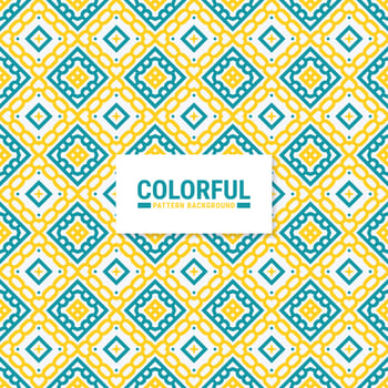Colorful abstract geometric pattern design vector