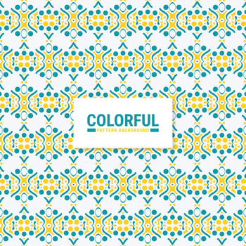 Colorful abstract geometric pattern design vector