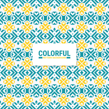Colorful abstract geometric pattern design vector