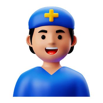 nurse 3d rendering icon illustration png