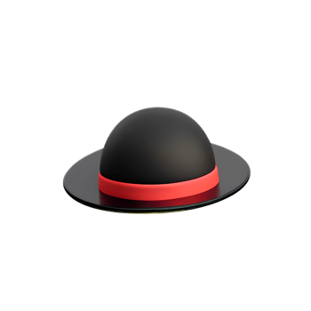 hat 3d rendering icon illustration png