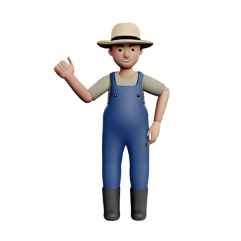 farm 3d rendering icon illustration png