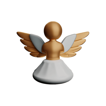angel 3d rendering icon illustration png