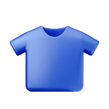 clothes 3d rendering icon illustration png