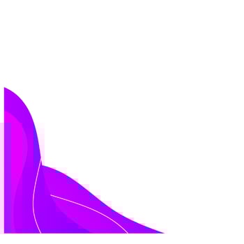 fluid wave corner border frame vector