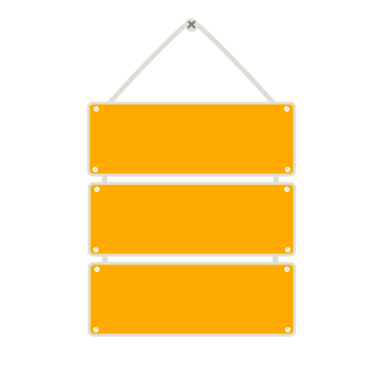 Decorative signs for various events png