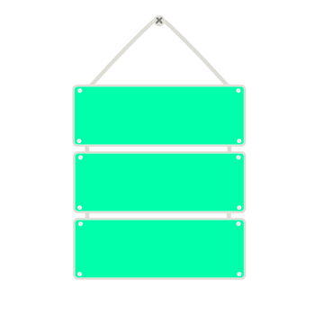Decorative signs for various events png